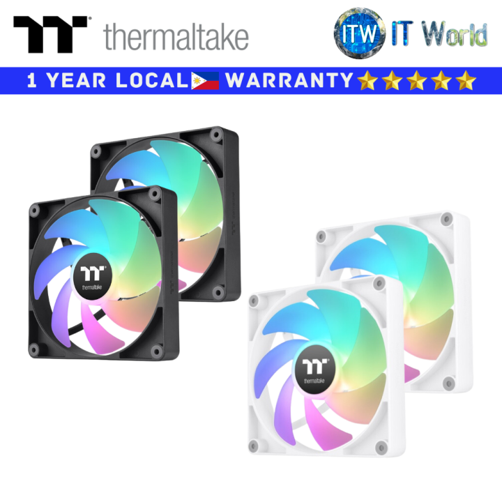 Вентилятор для корпуса Thermaltake CT120 ARGB Sync Fan Black (2 шт.)