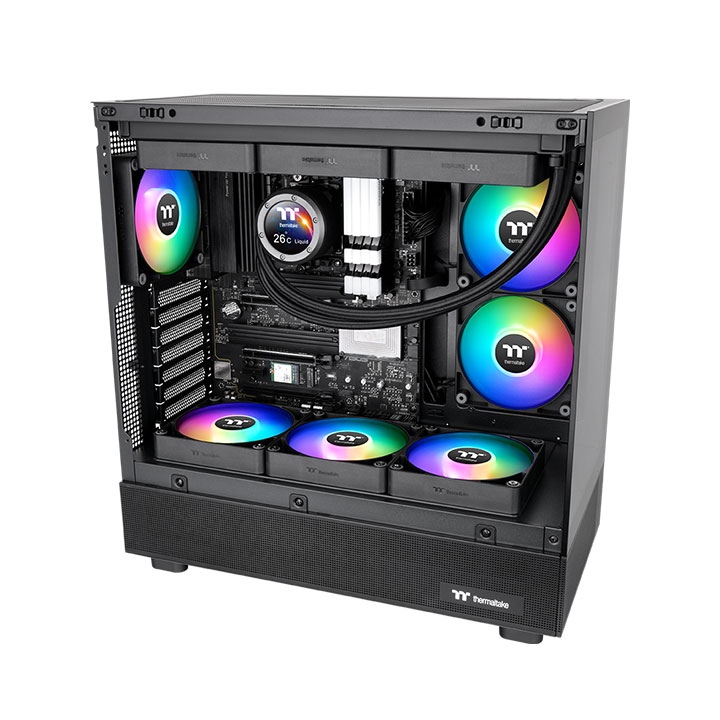 Вентилятор для корпуса Thermaltake CT140 Reverse ARGB Sync Fan Black (2-Fan Pack)