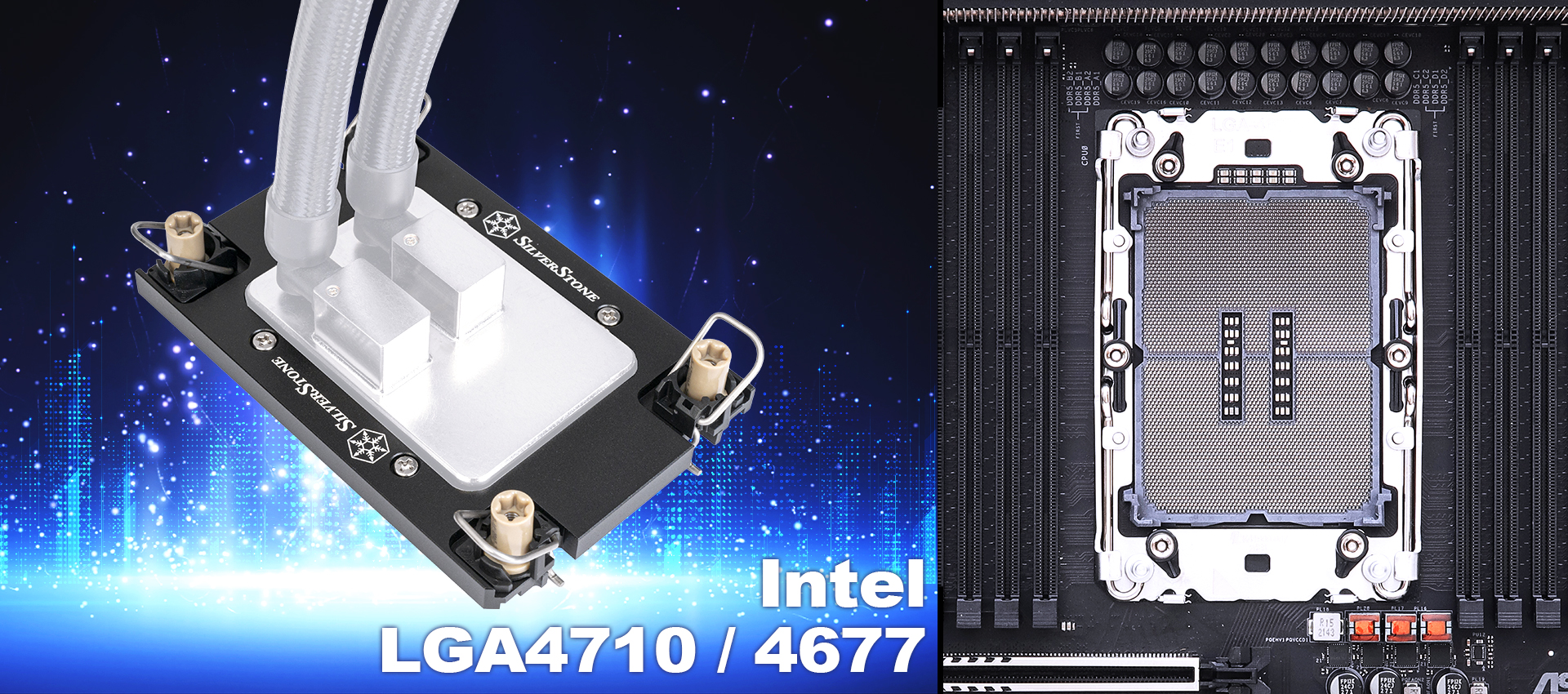 Крепление водоблока Silverstone XAC-MK-4710