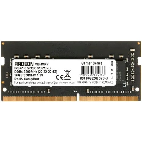Оперативная память 8GB DDR4 3200MHz AMD SO-DIMM (R948G3206S2S-UO) OEM