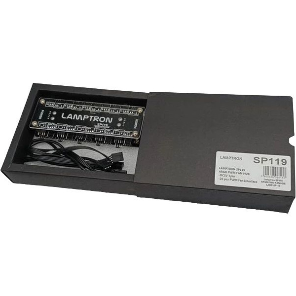Контроллер вентиляторов Lamptron SP119 ARGB Fan Hub