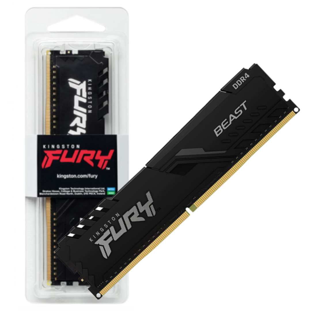 Оперативная память 8GB DDR4 3200MHz Kingston Fury Beast (KF432C16BB/8WP)