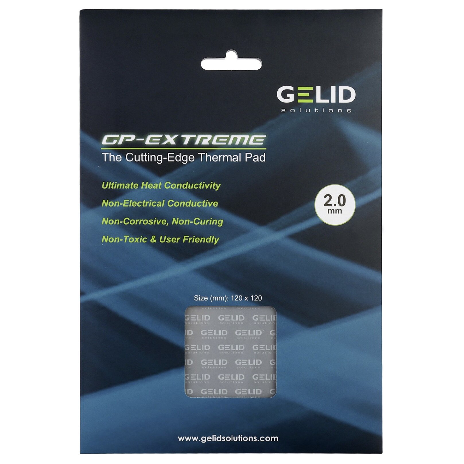 Термопрокладка GELID GP Extreme, 80x40x0.5 mm, 2 шт.