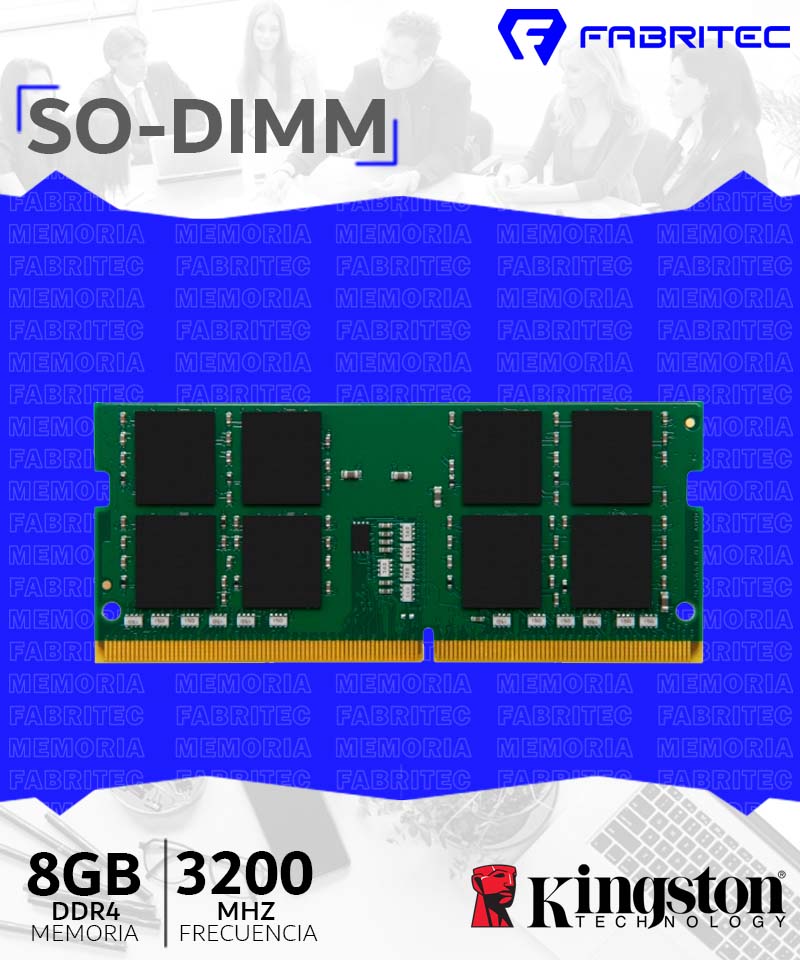 Оперативная память 8GB DDR4 3200MHz Kingston SO-DIMM (KVR32S22S6/8)