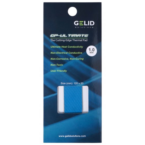 Термопрокладка GELID GP Ultimate, 120x20x1 mm, 2 шт.