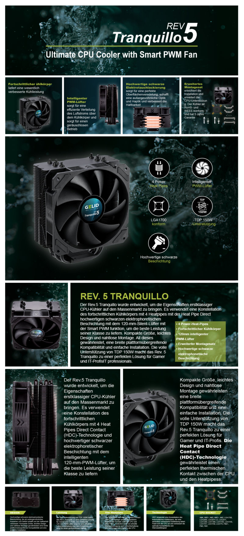 Кулер GELID Tranquillo Rev.5