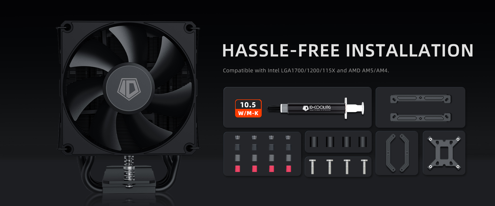 Кулер ID-COOLING FROZN A400 Black