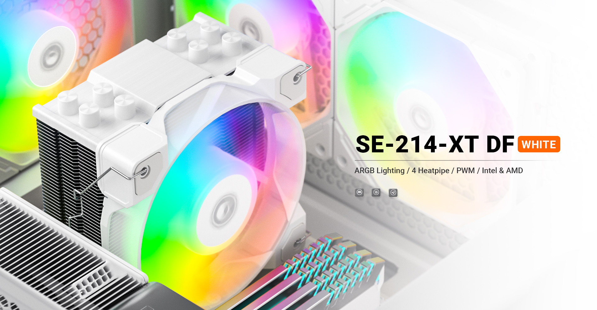 Кулер ID-COOLING SE-214-XT V2 Black