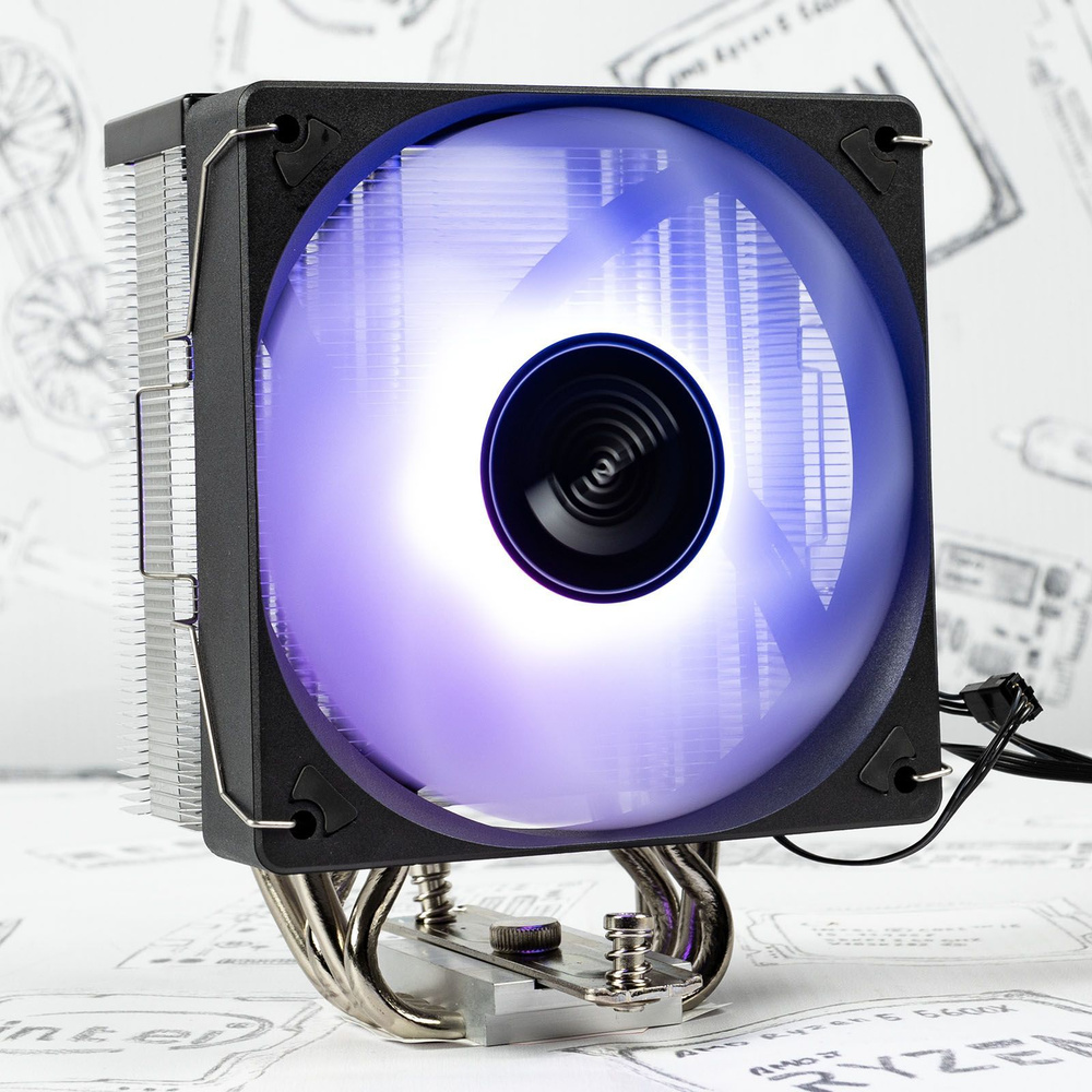 Кулер Jonsbo CR-1000 V2 Pro ARGB Black