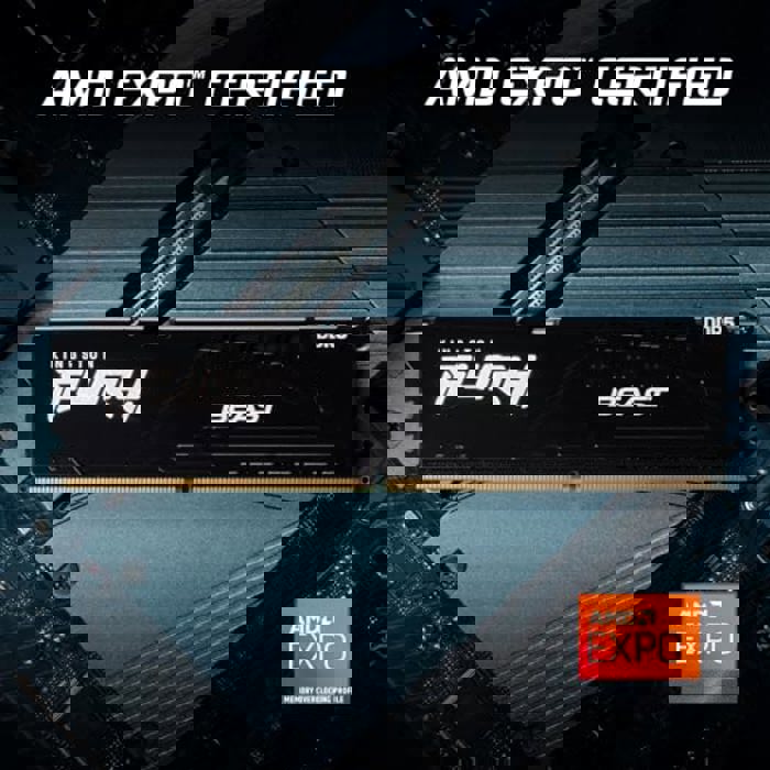 Оперативная память 8GB DDR5 6000MHz Kingston Fury Beast (KF560C30BBE-8)