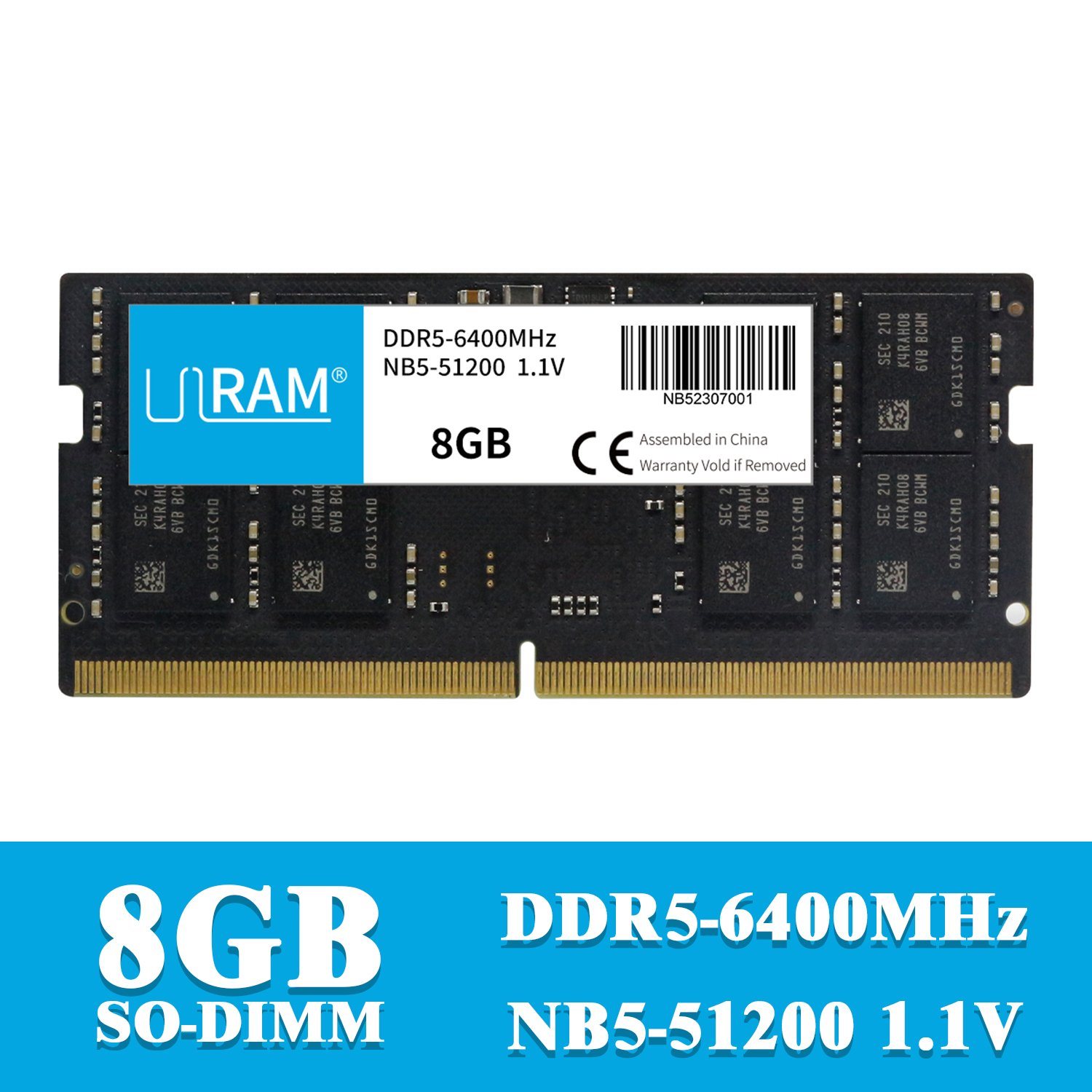 Оперативная память 8GB DDR5 6400MHz Samsung SO-DIMM OEM