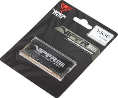 Оперативная память 16GB DDR4 2400MHz Patriot Viper Steel SO-DIMM (PVS416G240C5S)