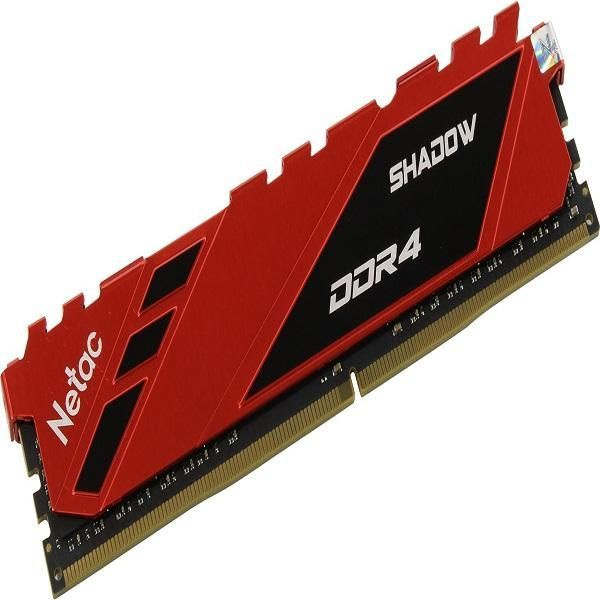 Оперативная память 16GB DDR4 2666MHz Netac Shadow Red (NTSDD4P26SP-16R)