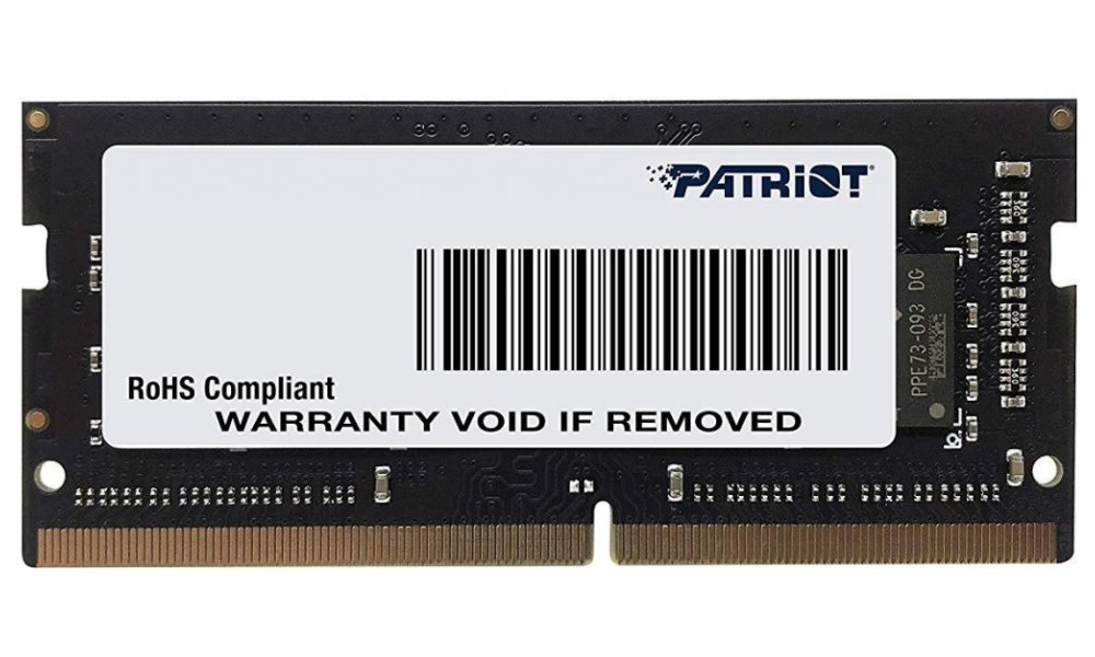 Оперативная память 16GB DDR4 2666MHz Patriot SO-DIMM (PSD416G26662S)